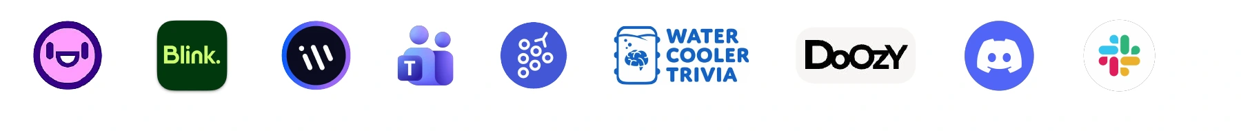 Logos of products reviewed during benchmarking
