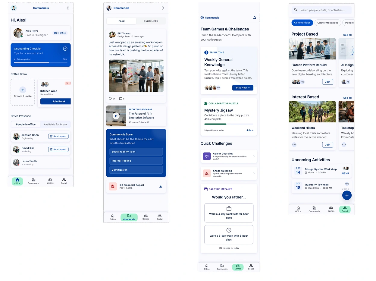 Second set of mobile application screen trials