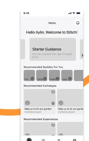 Personalized Stitch dashboard